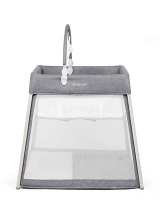 Ickle Bubba Scout Lit et Parc 3-en-1 (6-24 Mois) – Léger, Portable, Pliage Compact (Gris)