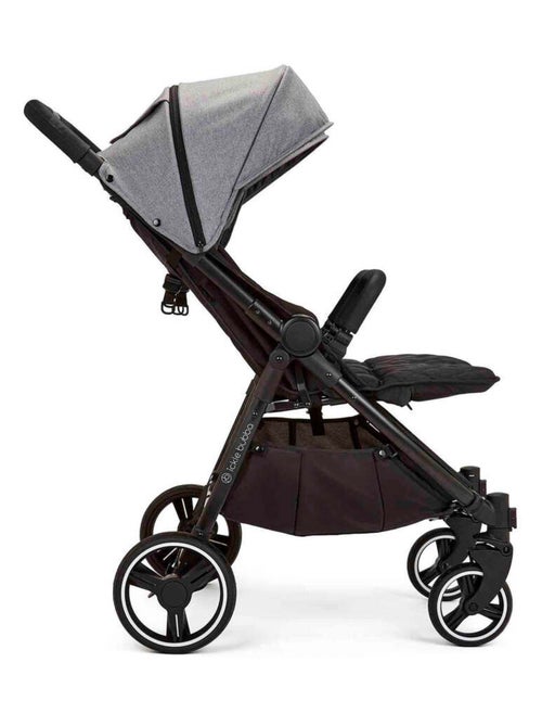 Ickle Bubba Venus Double Poussette, 0-15 kg (3 ans), compacte avec habillage pluie (Gris) - Kiabi