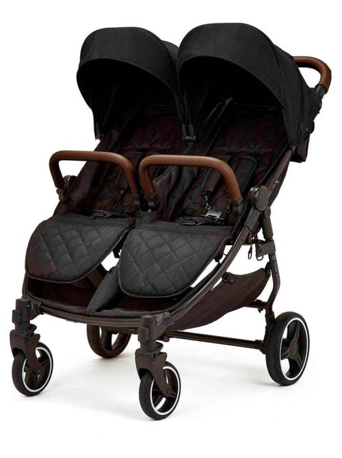 Ickle Bubba Venus – Poussette double compacte, légère, pliable, naissance à 15 kg (Noir) - Kiabi