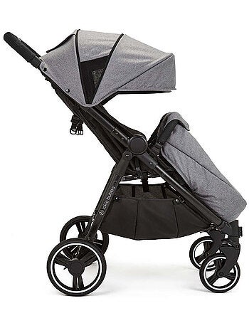 Ickle Bubba Venus Prime – Poussette double légère avec cocon, chauffe-pieds et pluie (Noir)