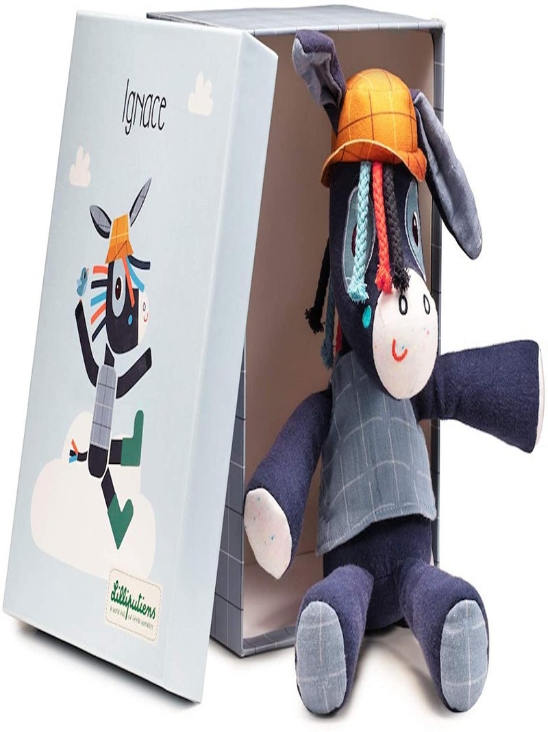 Ignace, la peluche câline Bleu - Kiabi