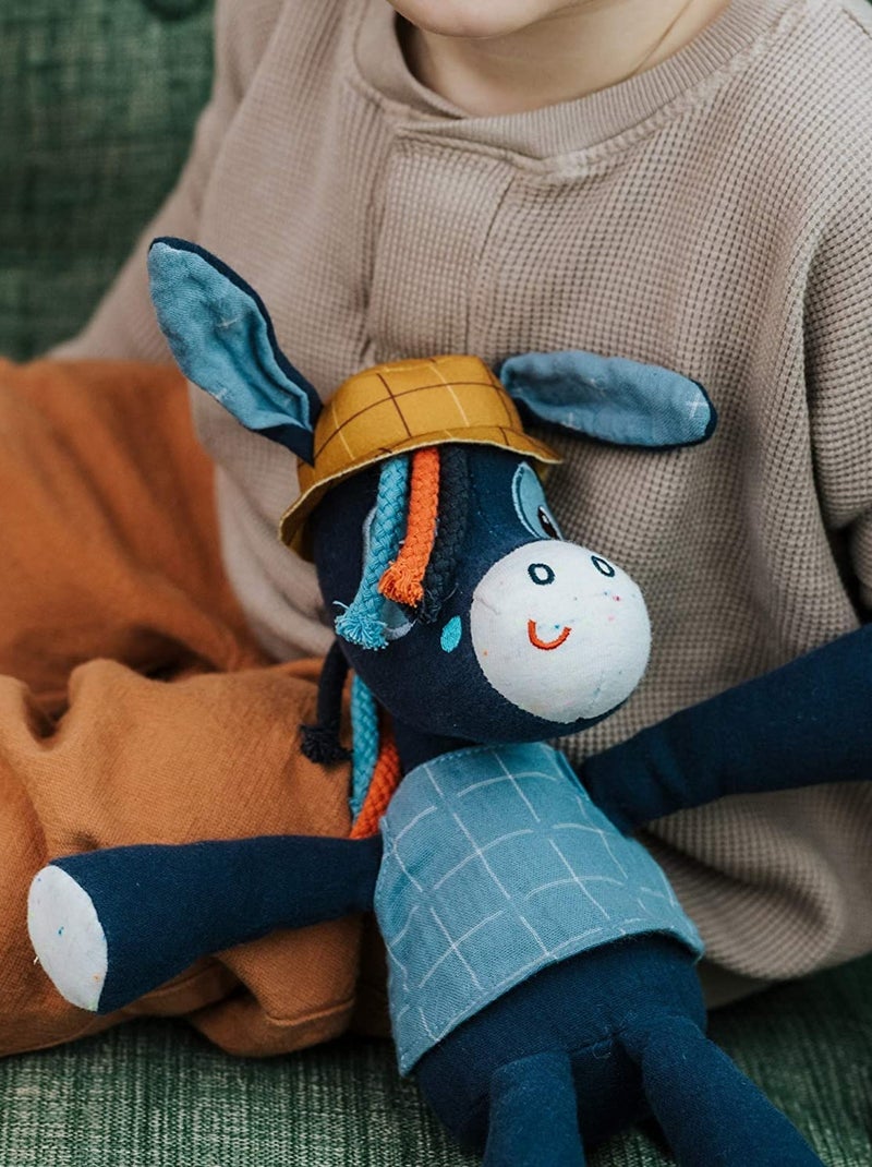 Ignace, la peluche câline Bleu - Kiabi