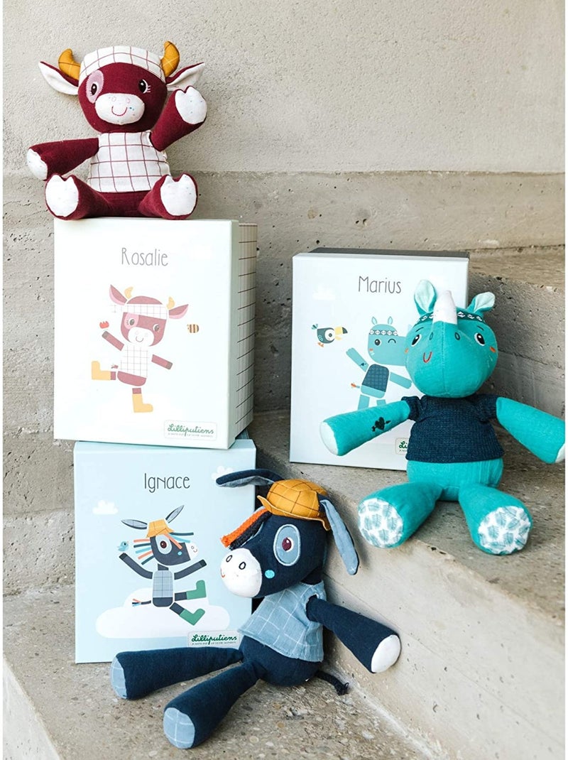 Ignace, la peluche câline Bleu - Kiabi