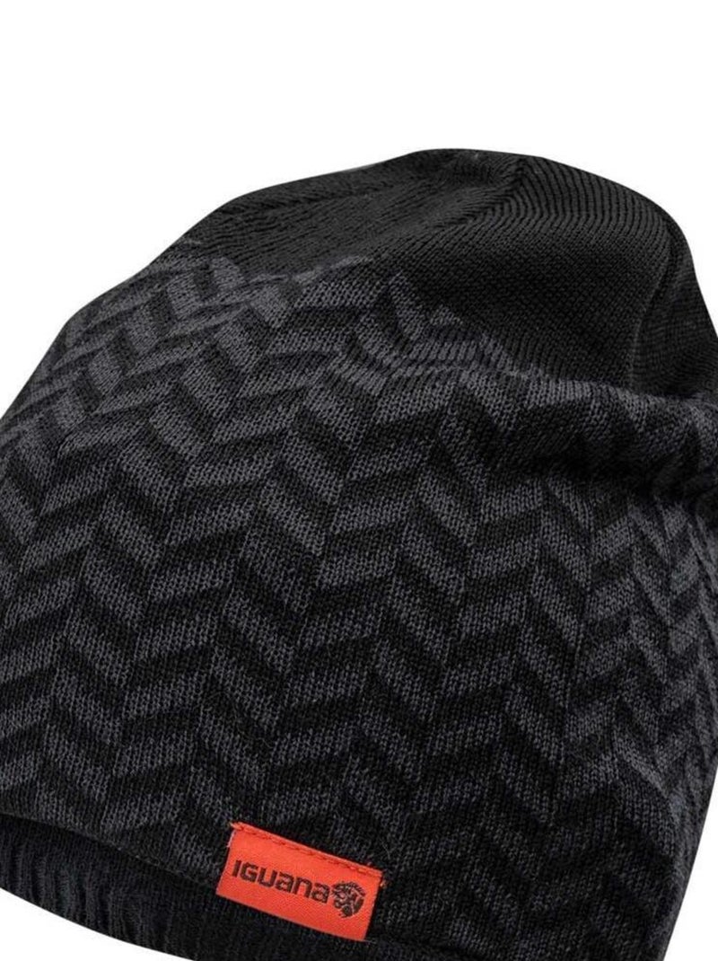 Iguana - Bonnet d´hiver LEVAN Noir mat - Kiabi