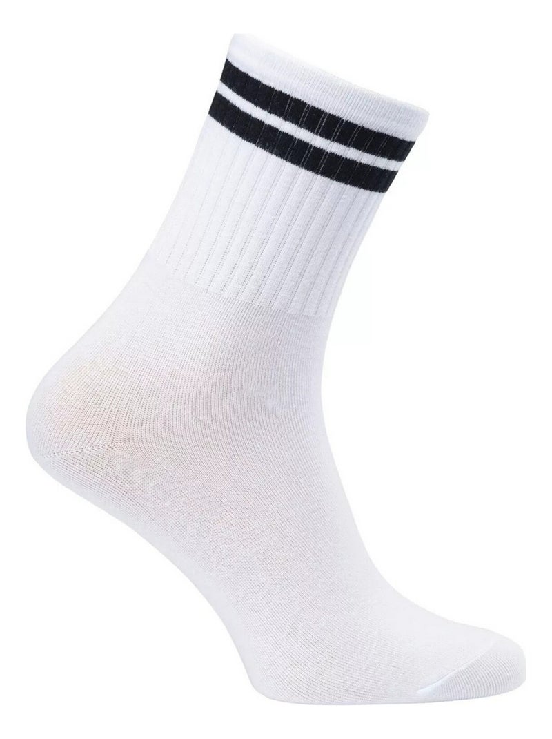 Iguana - Chaussettes ISIDE Blanc Noir - Kiabi