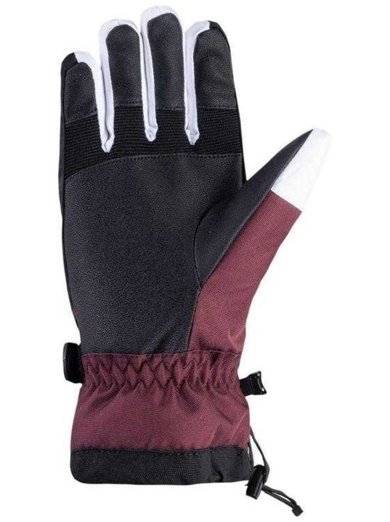 Iguana - Gants ALESSIA Noir Rouge - Kiabi