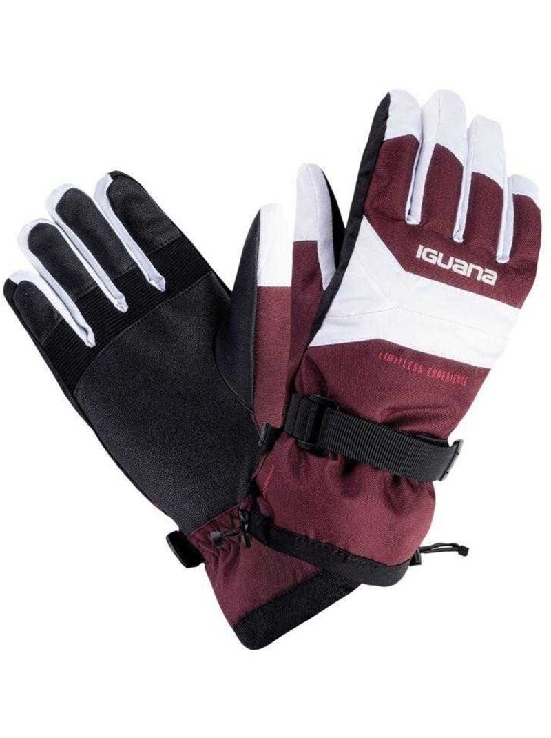 Iguana - Gants ALESSIA Noir Rouge - Kiabi