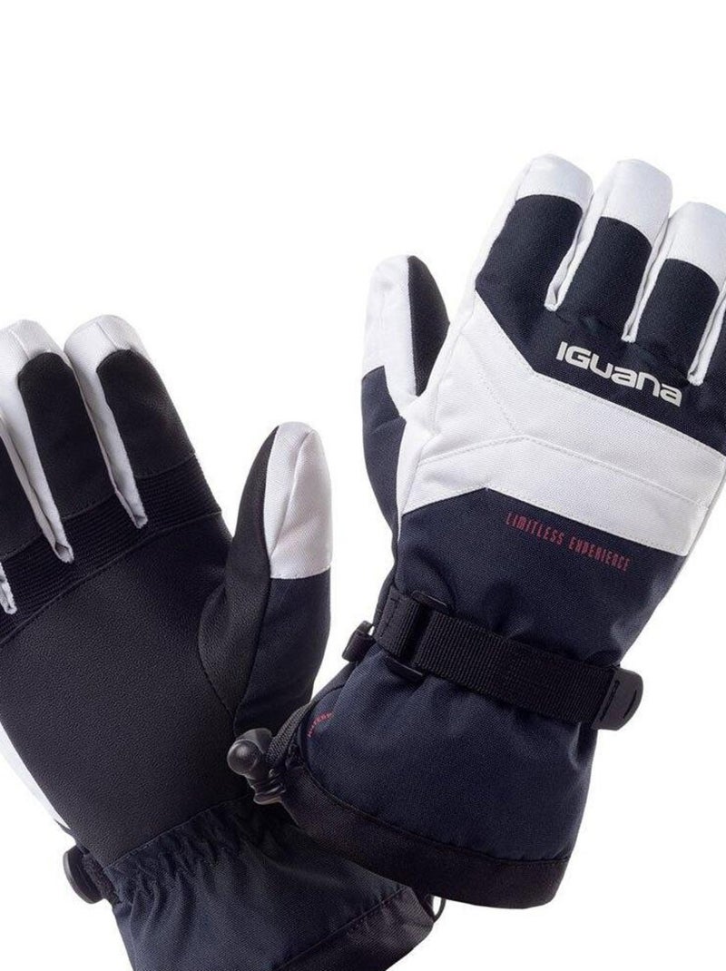 Iguana - Gants de ski ALESSIO Noir Bleu - Kiabi