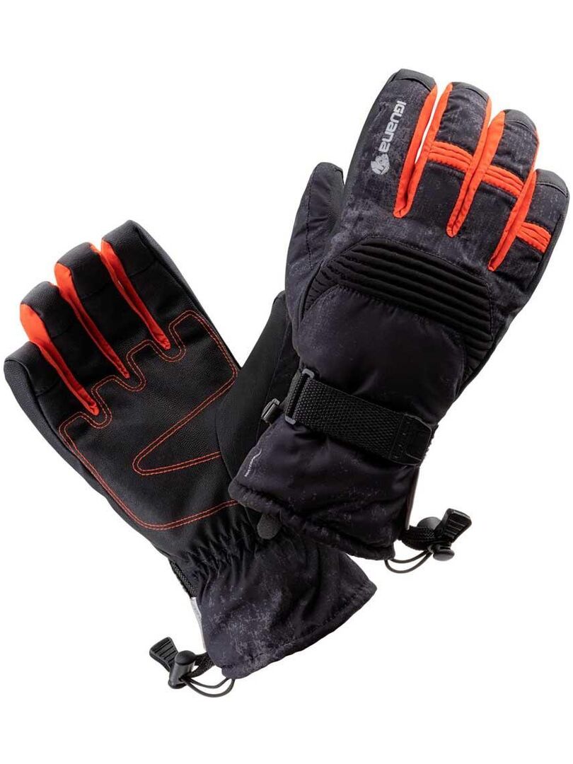 Iguana - Gants de ski KAITO Noir Rouge Noir - Kiabi