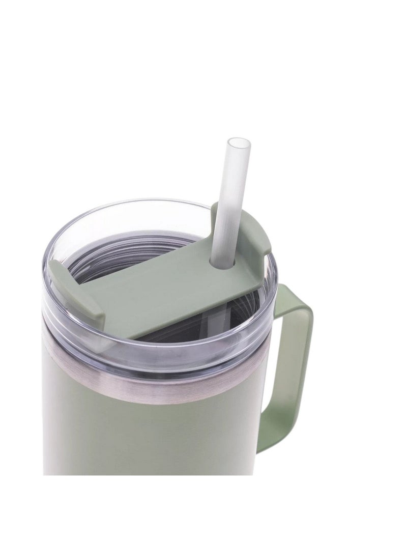 Iguana - Mug thermique CONLY Menthe/Turquoise/Blanc - Kiabi