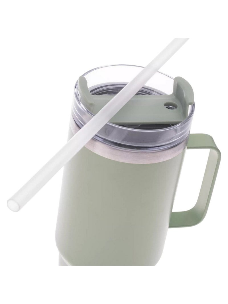 Iguana - Mug thermique CONLY Menthe/Turquoise/Blanc - Kiabi