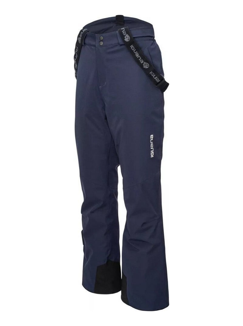 Iguana - Pantalon de ski BERHOFF Bleu marine/Orange fluo - Kiabi