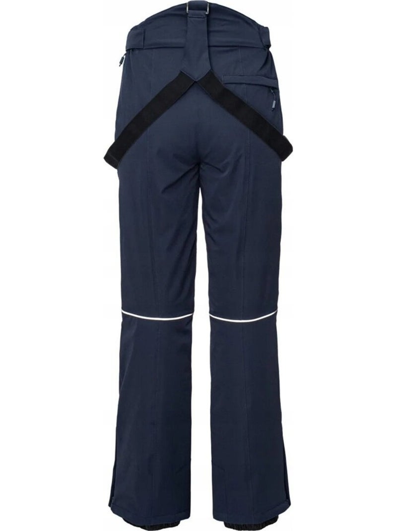 Iguana - Pantalon de ski BORETA Bleu marine/Orange fluo - Kiabi