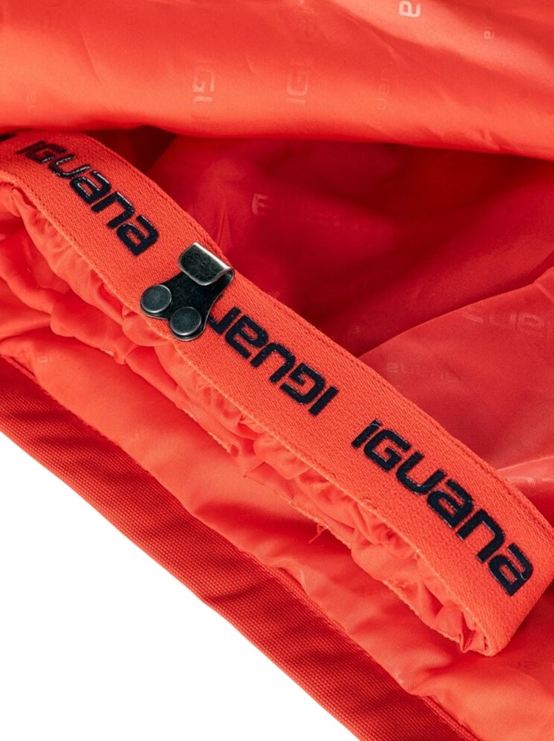 Iguana - Pantalon de ski NALA Blanc Orange Gris - Kiabi