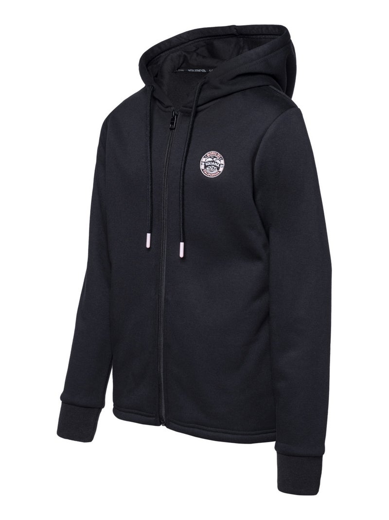 Iguana - Sweat à capuche avec cordons GROVE Noir - Kiabi