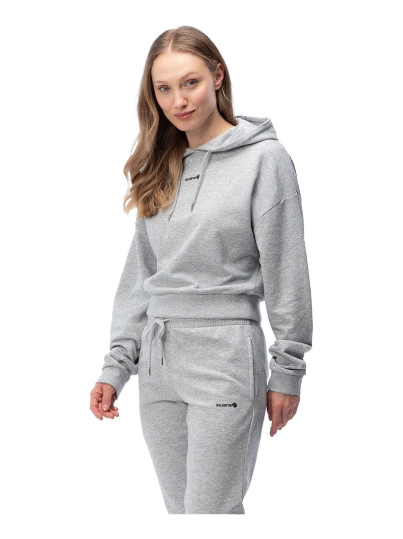 Iguana - Sweat à capuche IARA Gris Gris clair - Kiabi