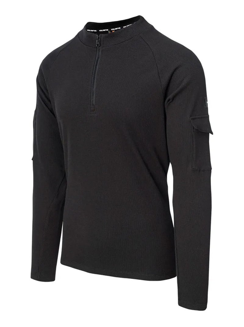 Iguana - Sweat CLAYSON Noir - Kiabi