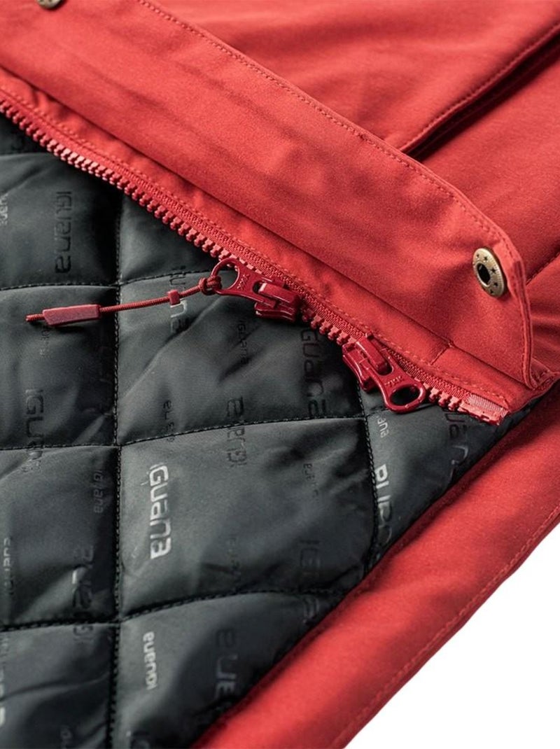 Iguana - Veste hiver NERMIN Rouge tomate - Kiabi