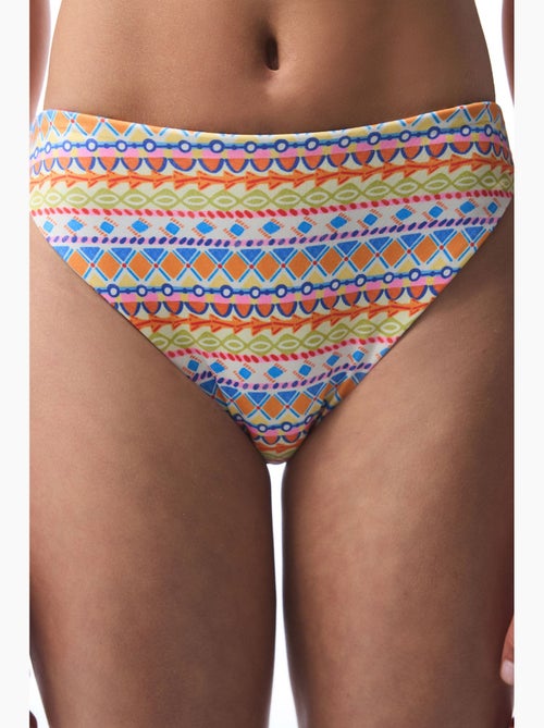 Ila bas de bikini slip réversible taille haute penti - Kiabi Ila bas de bikini slip réversible taille haute penti - Kiabi