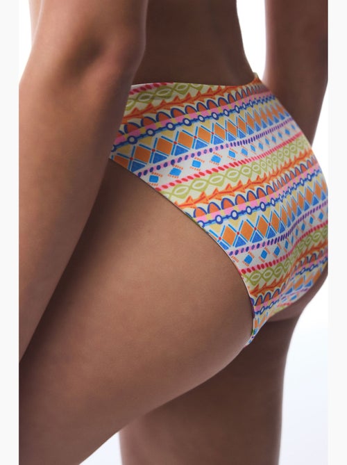 Ila bas de bikini slip réversible taille haute penti - Kiabi Ila bas de bikini slip réversible taille haute penti - Kiabi