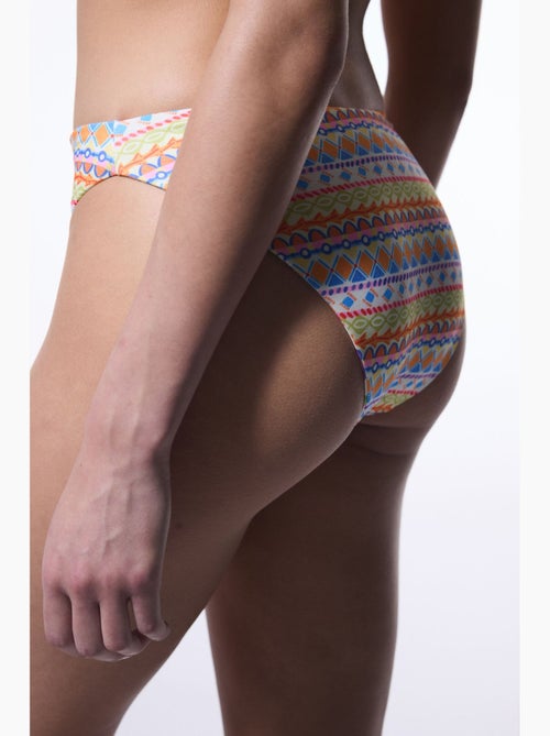 Ila bas de bikini slip réversible taille haute penti - Kiabi Ila bas de bikini slip réversible taille haute penti - Kiabi