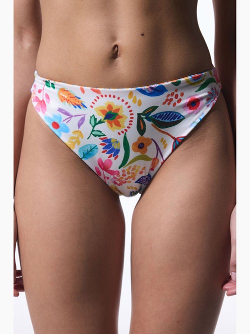 Ila bas de bikini slip réversible taille haute penti - Kiabi Ila bas de bikini slip réversible taille haute penti - Kiabi