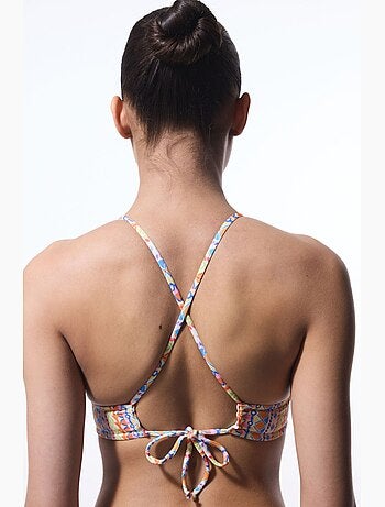 Ila haut de bikini réversible à col halter penti