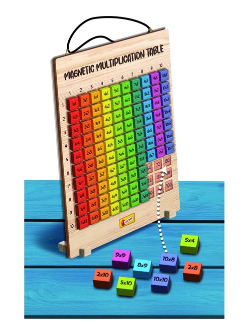 I'M A GENIUS TABLE DE MULTIPLICATION MAGNETIQUE BOIS - Kiabi I'M A GENIUS TABLE DE MULTIPLICATION MAGNETIQUE BOIS - Kiabi