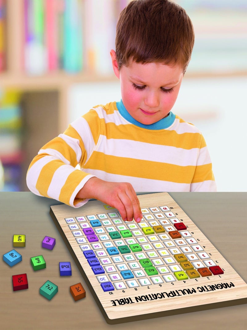 I'M A GENIUS TABLE DE MULTIPLICATION MAGNETIQUE BOIS N/A - Kiabi