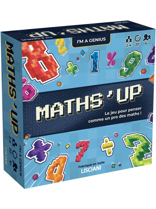 I'M GENIUS – Maths'Up : Le Jeu de Mathématiques Amusant pour Enfants – Lisciani - Kiabi