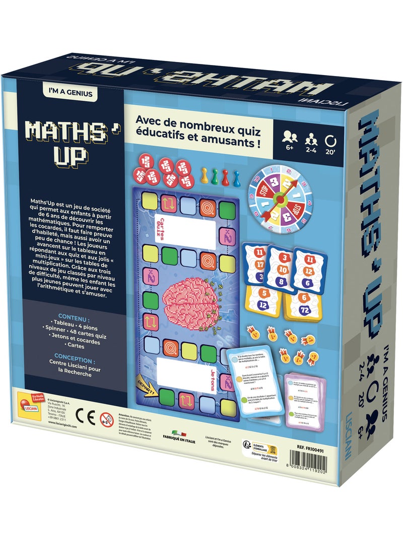 I'M GENIUS – Maths'Up : Le Jeu de Mathématiques Amusant pour Enfants – Lisciani N/A - Kiabi