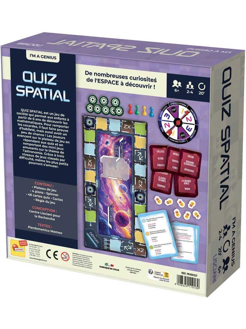 I'M GENIUS – Quiz Spatial : Le Jeu d'Astronomie pour Jeunes Explorateurs – Lisciani N/A - Kiabi