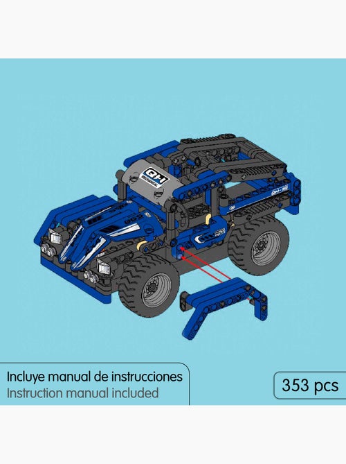 Im.master ensemble de construction de camionnette télécommandée 2 en 1 - 353 pièces. - Kiabi