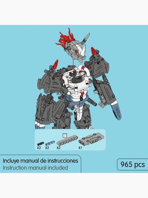 Im.master ensemble de construction de robot rhino - 965 pièces. - Kiabi