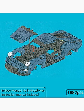 Im.master jeu de construction voiture de sport 1/10 - 1882 pièces.