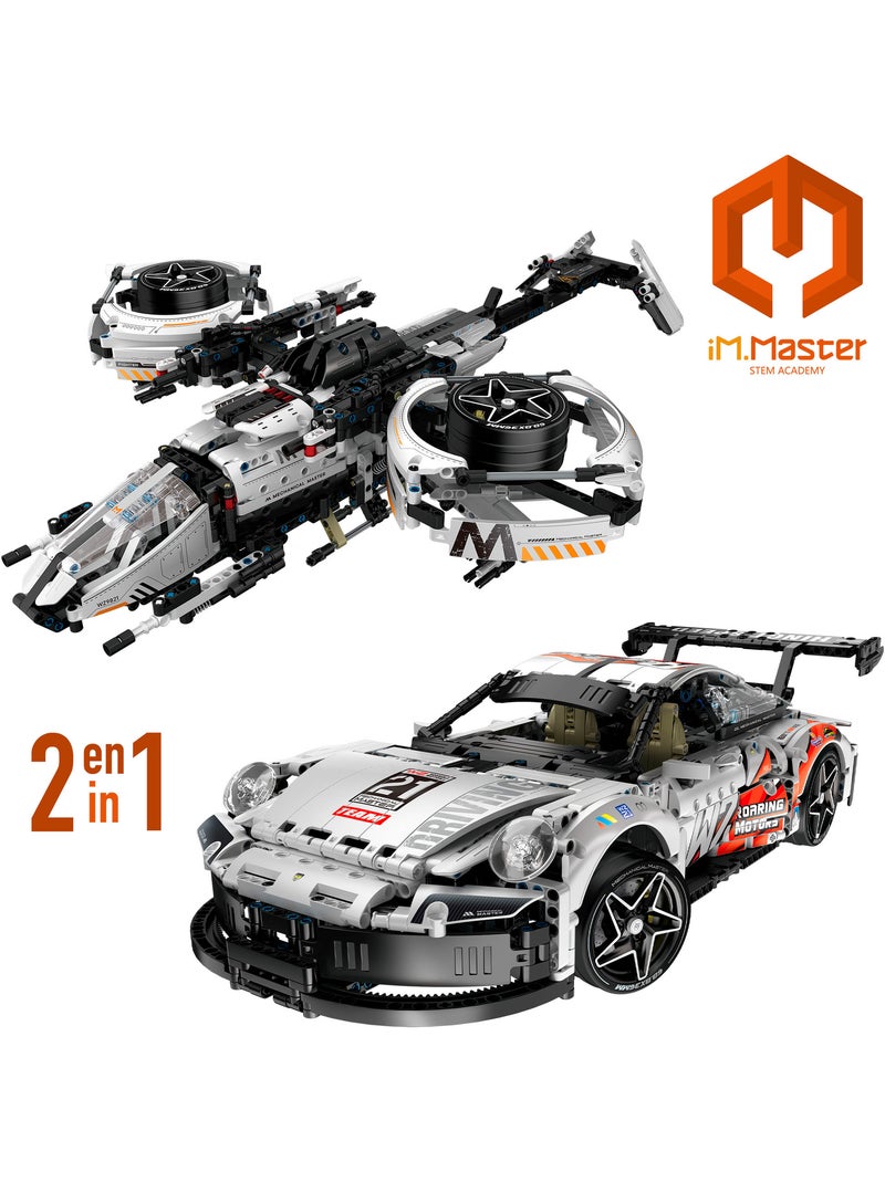 Im.master jeu de construction voiture transformable 1/10 - 1551 pcs. N/A - Kiabi