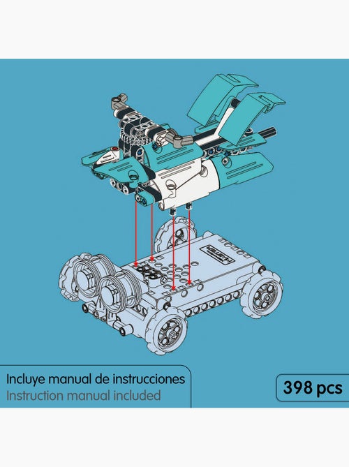 Im.master kit de construction de robot télécommandé 3 en 1 - 398 pièces. - Kiabi