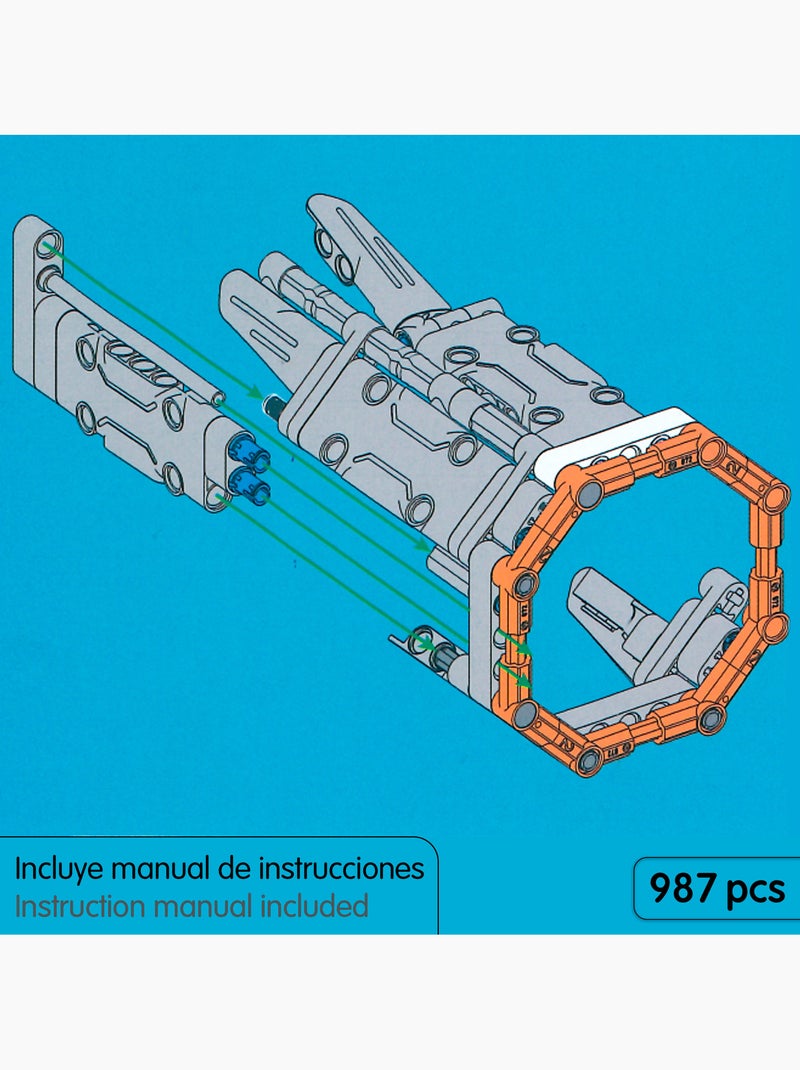 Im.master kit de construction de vaisseau spatial sirius star - 987 pièces. N/A - Kiabi