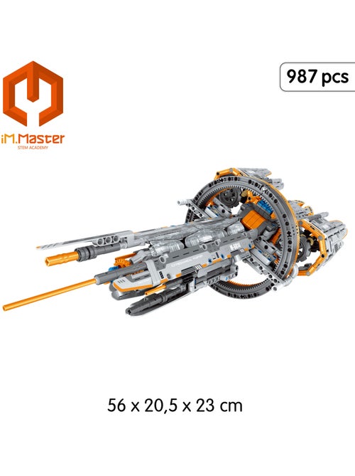 Im.master kit de construction de vaisseau spatial sirius star - 987 pièces. - Kiabi