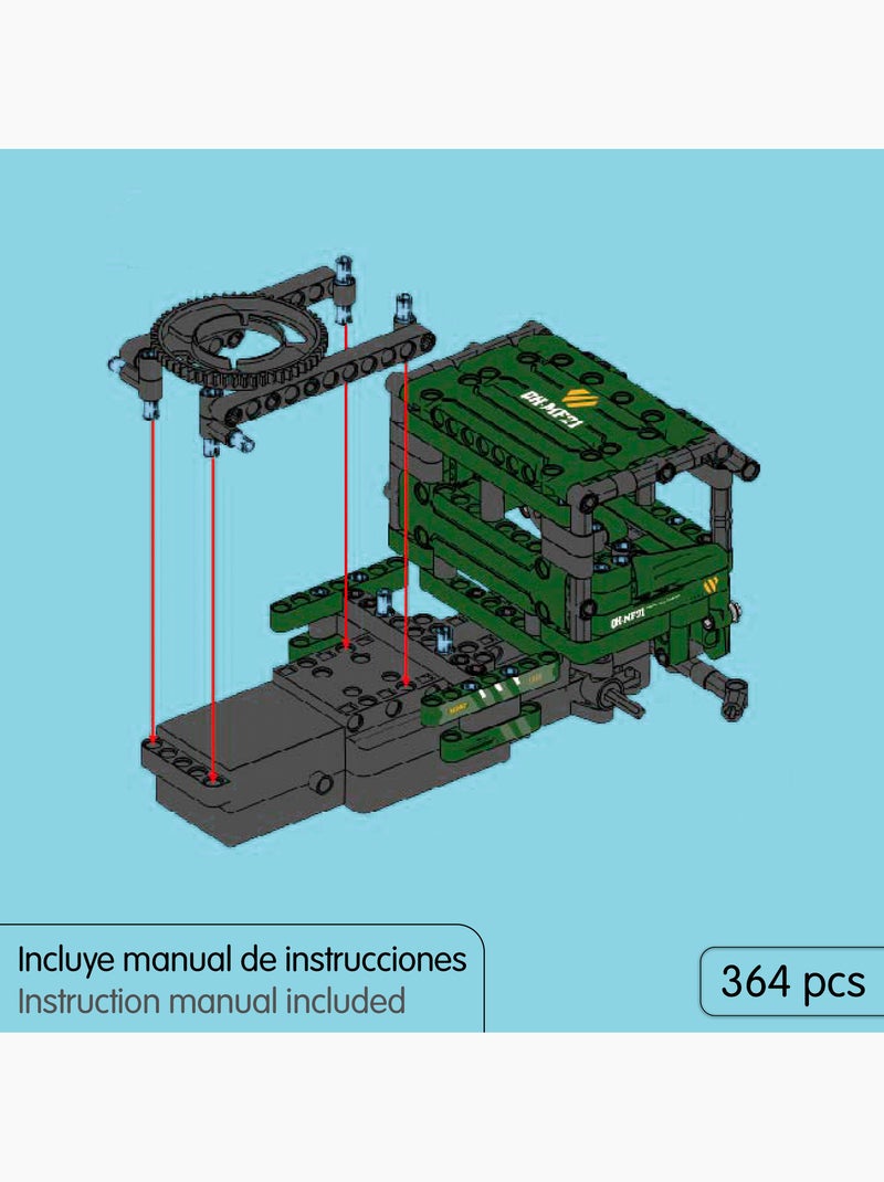 Im.master kit de construction de voiture rc militaire 2 en 1 - 364 pièces. N/A - Kiabi