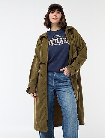 Imperméable à capuche