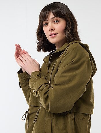 Imperméable à capuche