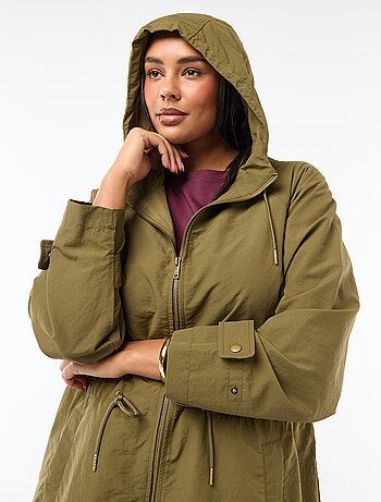 Imperméable à capuche