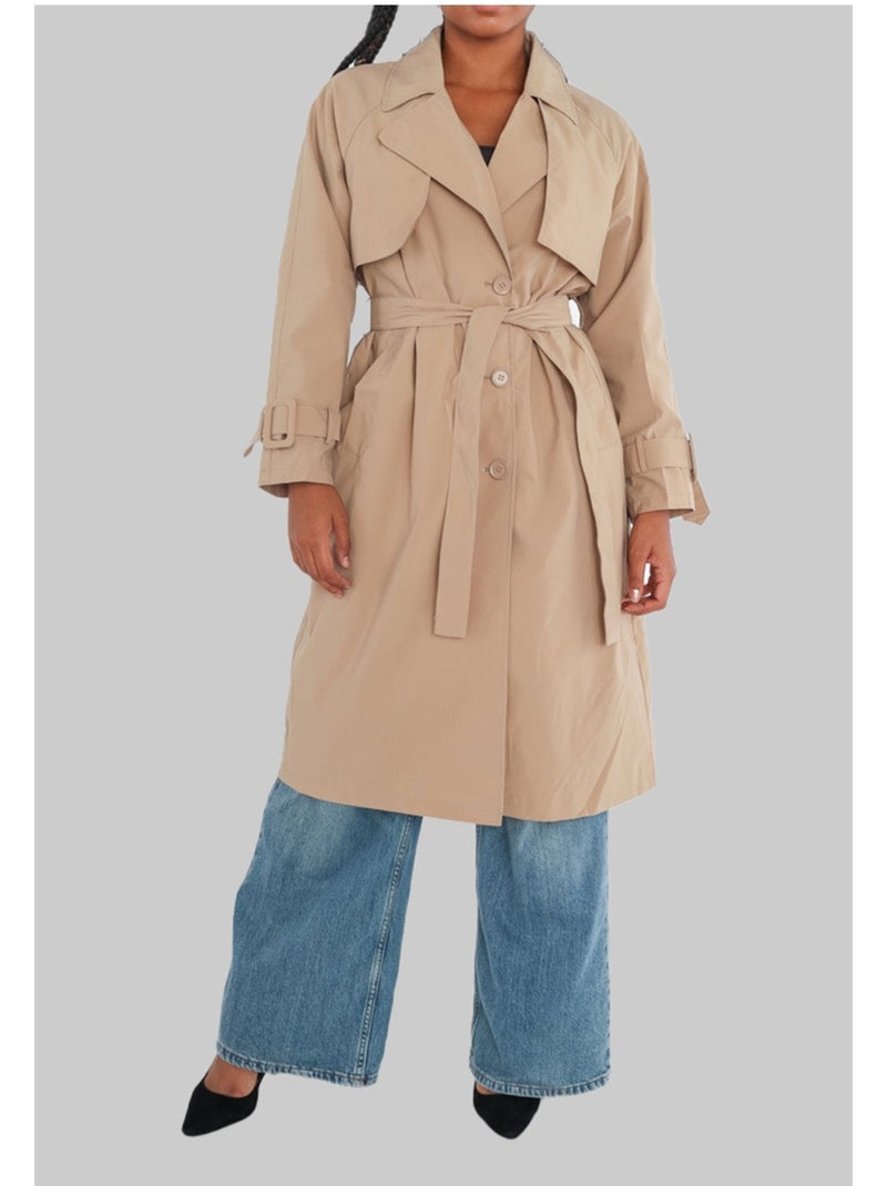 Imperméable kebello Beige - Kiabi