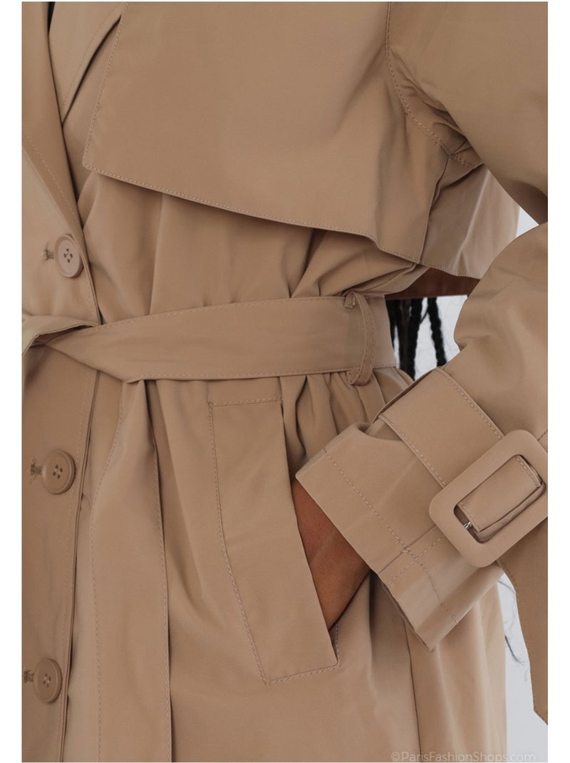 Imperméable kebello Beige - Kiabi