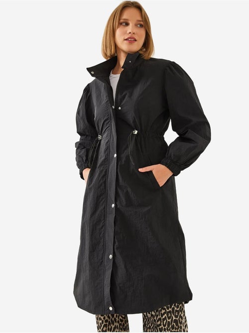 Imperméable long à taille élastique bianco lucci - Kiabi