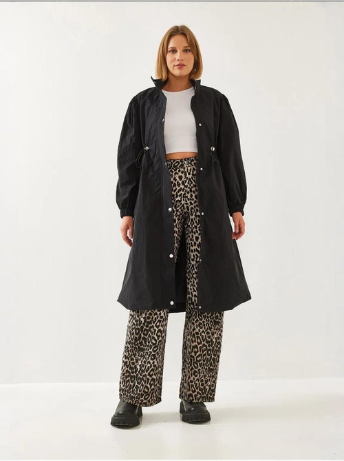 Imperméable long à taille élastique bianco lucci - Kiabi