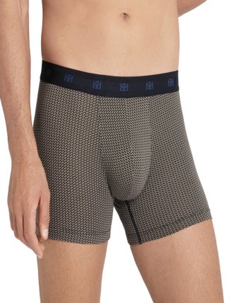 Impetus - Boxer en coton et modal à motif graphique Genji