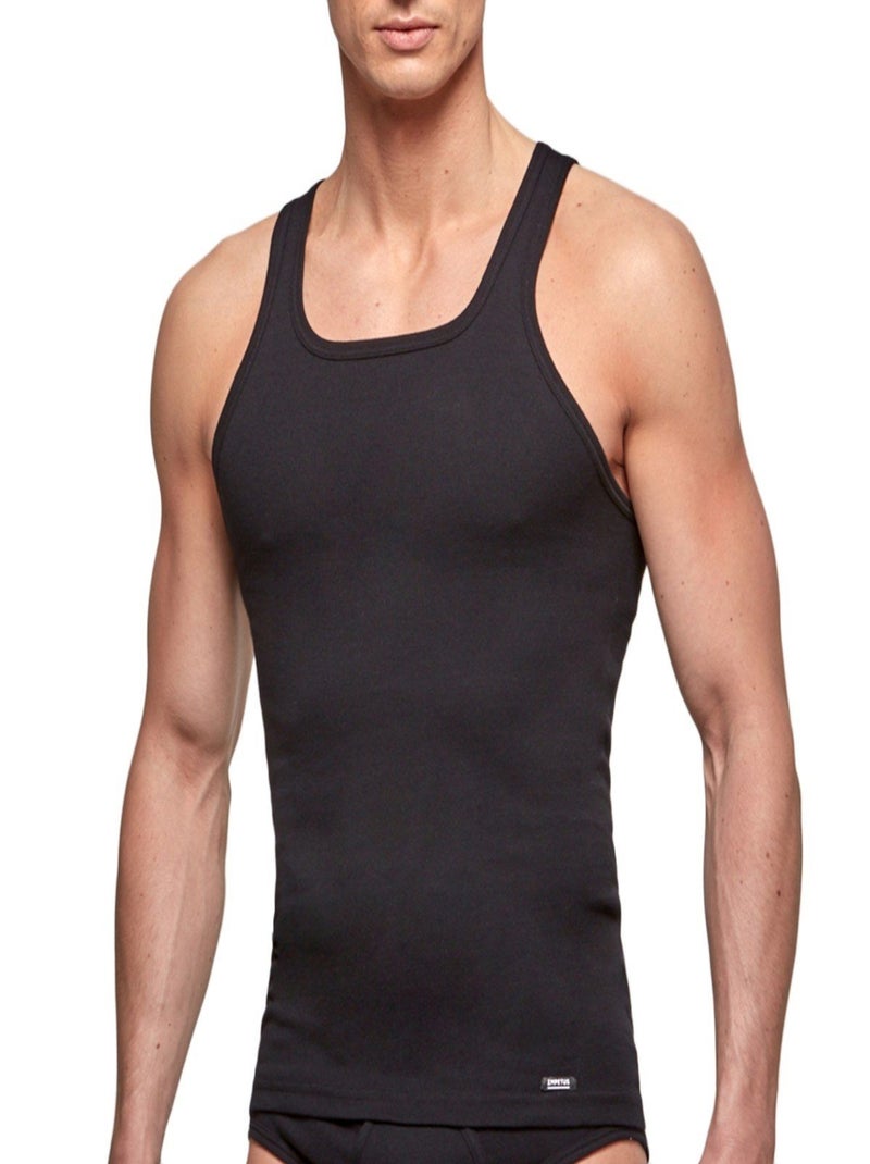 Impetus - Débardeur homewear pur coton Essentials Noir - Kiabi