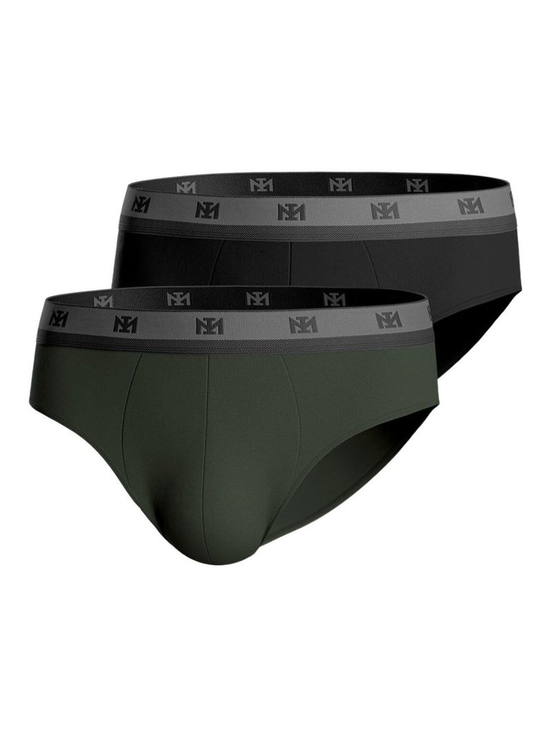 Impetus - Lot de 2 slips Rostand Noir - Kiabi
